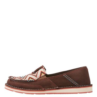 Ariat Cruiser - Loafers Schoenen Koffie / Wit Dames - 34779-483